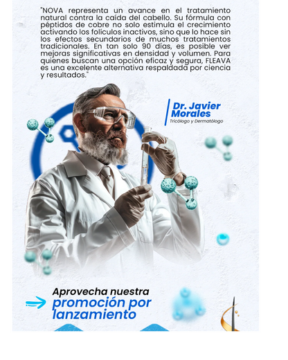 NOVA| CRECIMIENTO DEL CABELLO CON PEPTIDOS DE COBRE