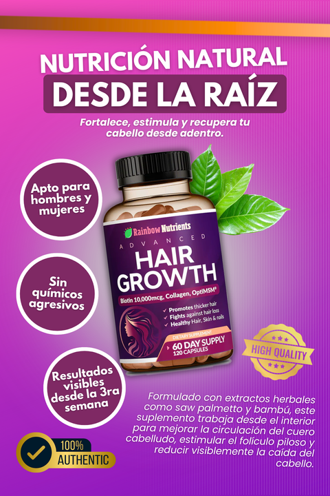 HAIR GROWTH - CAPSULAS PARA EL CRECIMIENTP CAPILAR