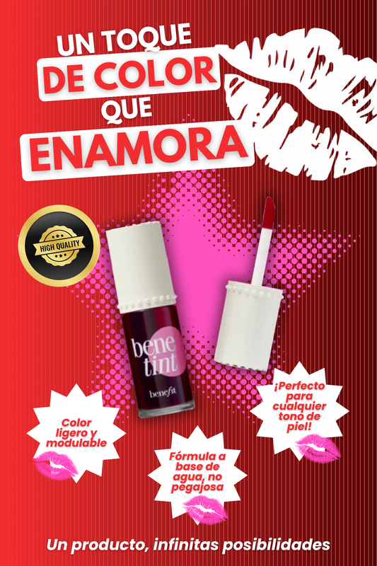 BENETINT® | TINTE PARA LABIOS Y MEJILLAS💋